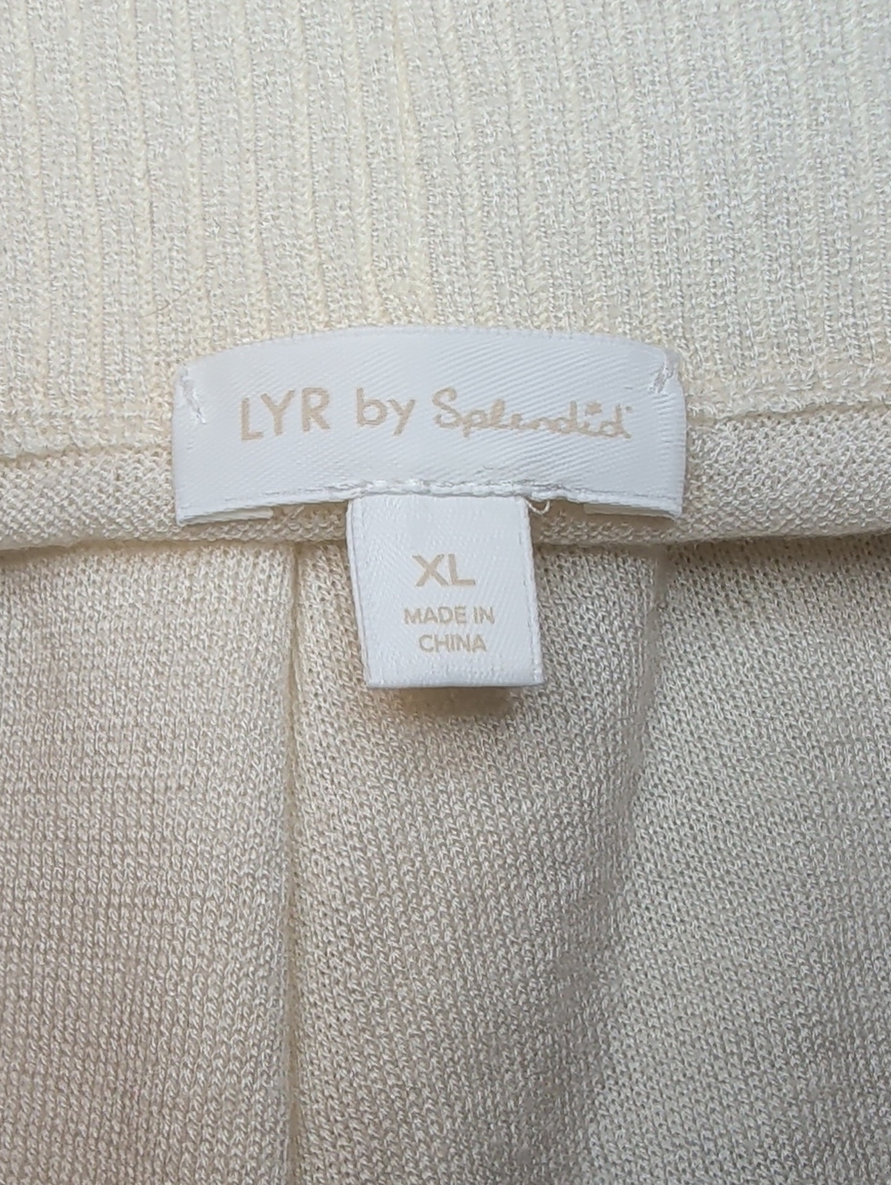 LYR by Splendid Cropped Loopknit LYR Sweaterpant NWT - Picture 9 of 9